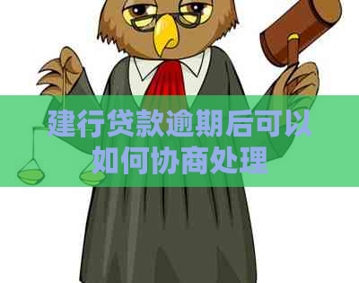建行贷款逾期后可以如何协商处理