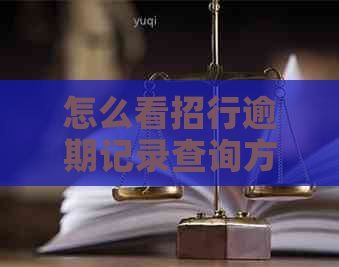 怎么看招行逾期记录查询方法