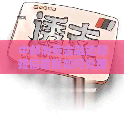 中邮消费金融逾期短信提醒如何处理