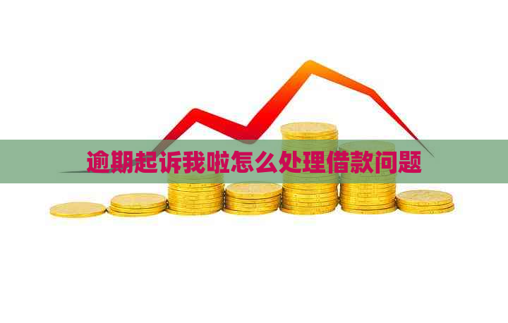 逾期起诉我啦怎么处理借款问题