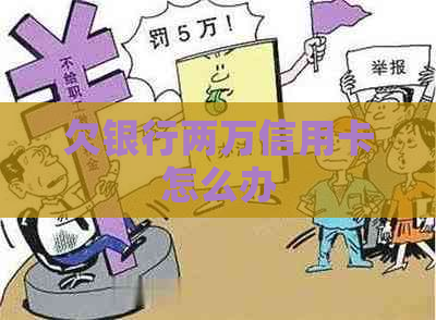 欠银行两万信用卡怎么办