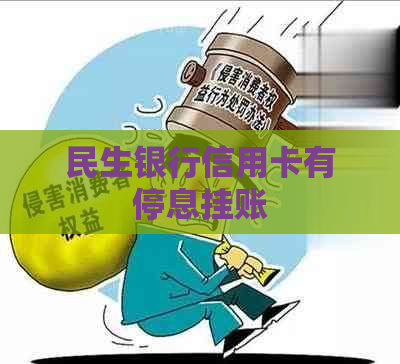 民生银行信用卡有停息挂账