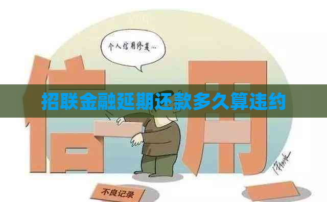 招联金融延期还款多久算违约