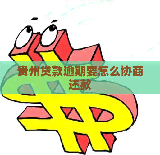 贵州贷款逾期要怎么协商还款
