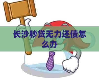 长沙秒贷无力还债怎么办
