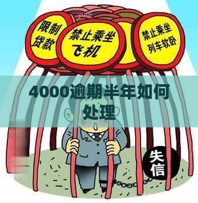 4000逾期半年如何处理