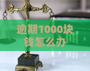 逾期1000块钱怎么办