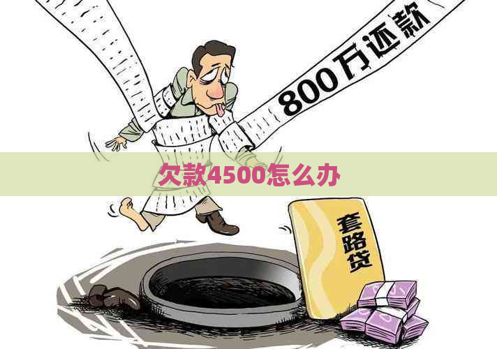 欠款4500怎么办