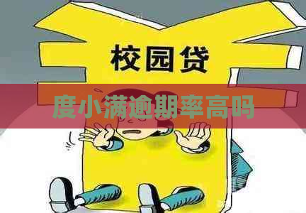 度小满逾期率高吗