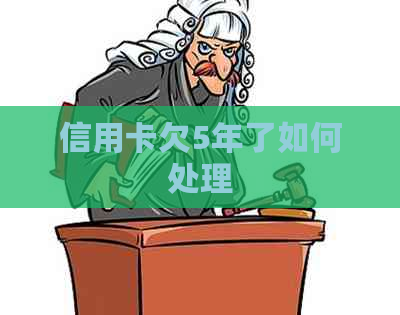 信用卡欠5年了如何处理