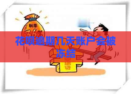 白条逾期几天账户会被冻结