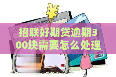 招联好期贷逾期300块需要怎么处理
