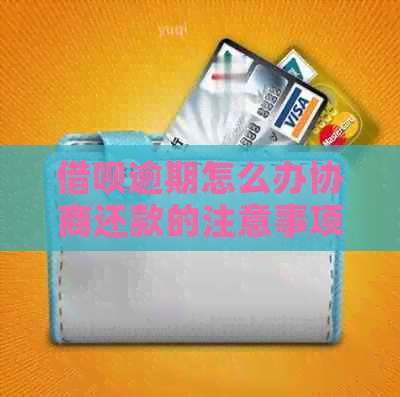 信用卡逾期怎么办协商还款的注意事项
