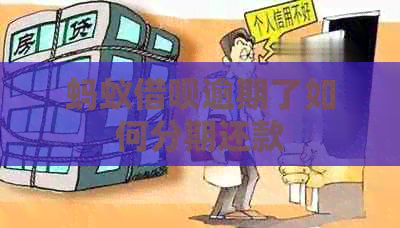 蚂蚁信用卡逾期了如何分期还款