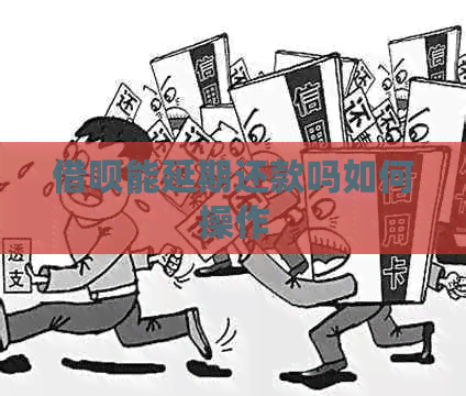 信用卡能延期还款吗如何操作