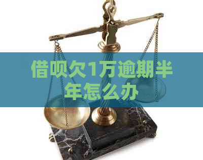 信用卡欠1万逾期半年怎么办