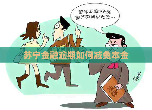 苏宁金融逾期如何减免本金