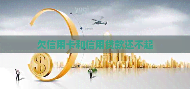 欠信用卡和信用贷款还不起