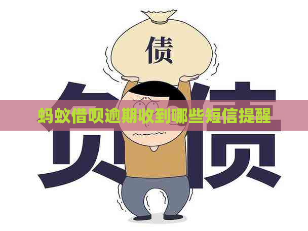 蚂蚁信用卡逾期收到哪些短信提醒