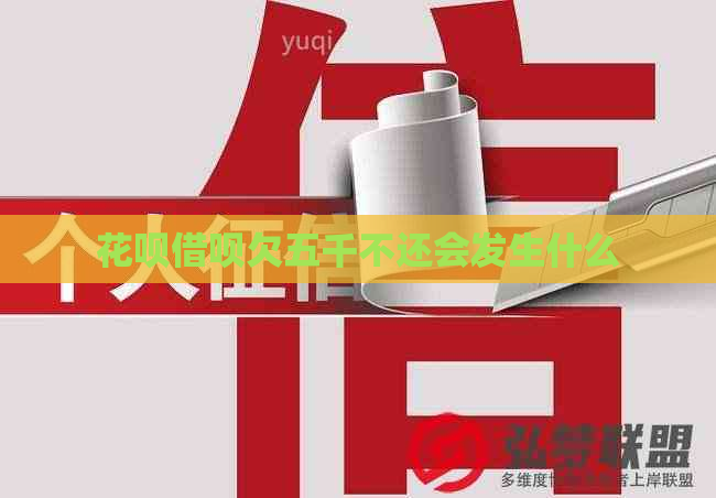 白条信用卡欠五千不还会发生什么
