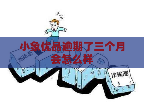 小象优品逾期了三个月会怎么样
