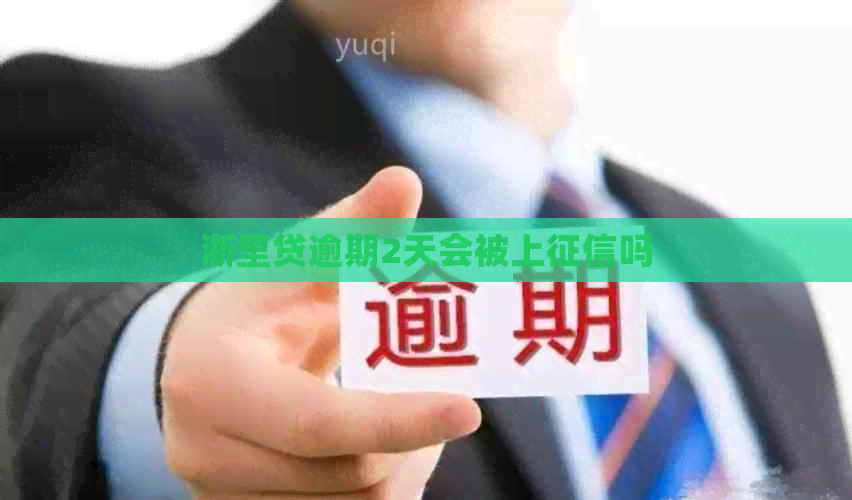 浙里贷逾期2天会被上吗