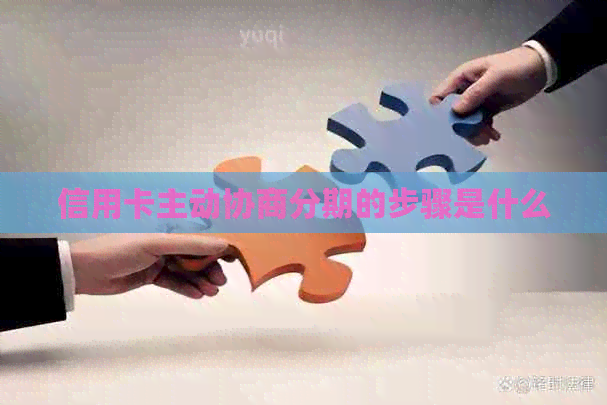 信用卡主动协商分期的步骤是什么