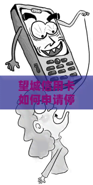 望城信用卡如何申请停息挂账