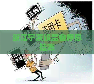 浙江宁波银监会停息挂账