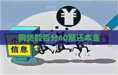 网贷能否分60期还本金