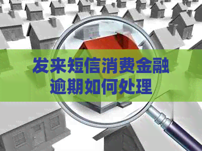 发来短信消费金融逾期如何处理