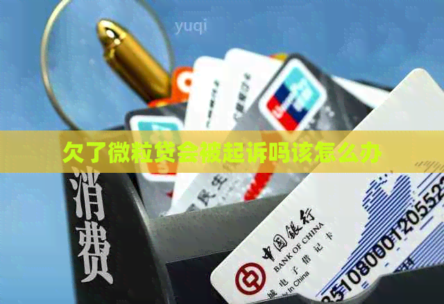 欠了微粒贷会被起诉吗该怎么办