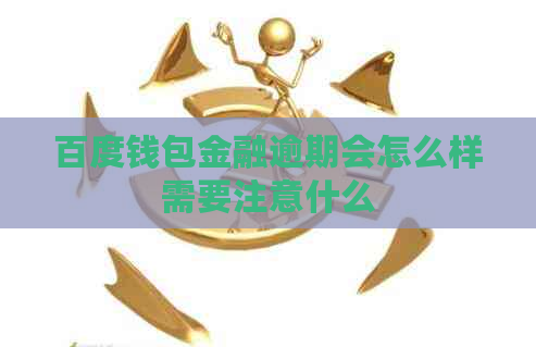 百度钱包金融逾期会怎么样需要注意什么
