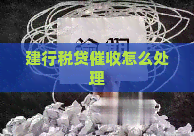 建行税贷怎么处理