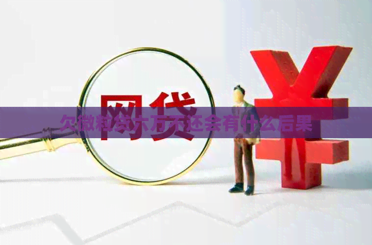 欠微粒贷六万不还会有什么后果