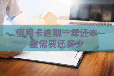 信用卡逾期一年还本金需要还多少