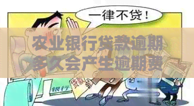 农业银行贷款逾期多久会产生逾期费用