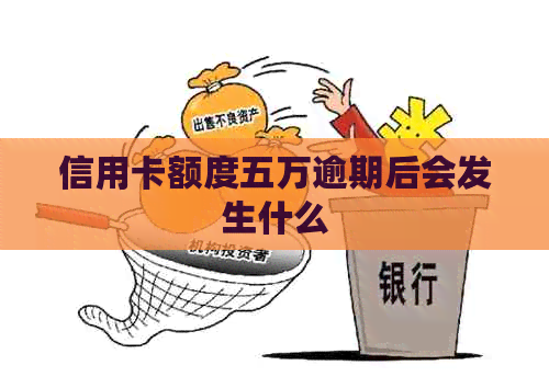 信用卡额度五万逾期后会发生什么
