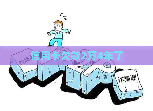信用卡欠款2万4年了