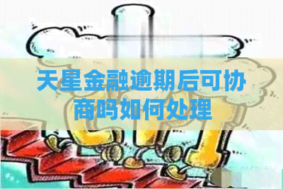 天星金融逾期后可协商吗如何处理