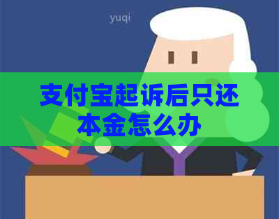 信用卡起诉后只还本金怎么办
