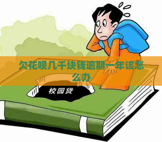 欠白条几千块钱逾期一年该怎么办