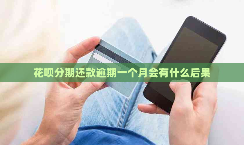 白条分期还款逾期一个月会有什么后果