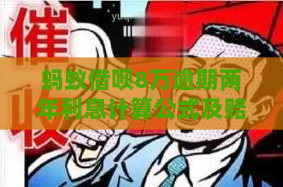 蚂蚁信用卡8万逾期两年利息计算公式及赔付标准