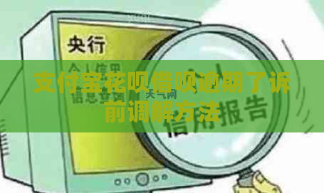 信用卡白条信用卡逾期了诉前调解方法