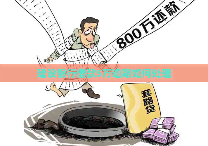 建设银行借款5万逾期如何处理