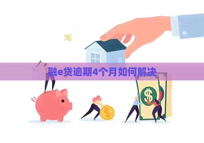 融e贷逾期4个月如何解决