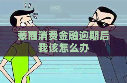 蒙商消费金融逾期后我该怎么办