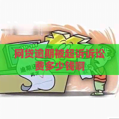 网贷逾期被起诉诉讼费多少钱啊