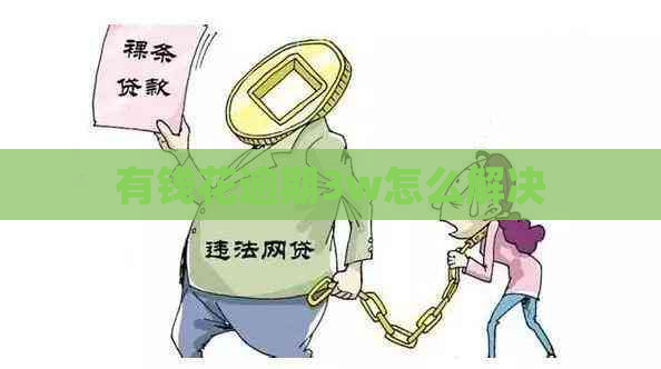有钱花逾期3w怎么解决